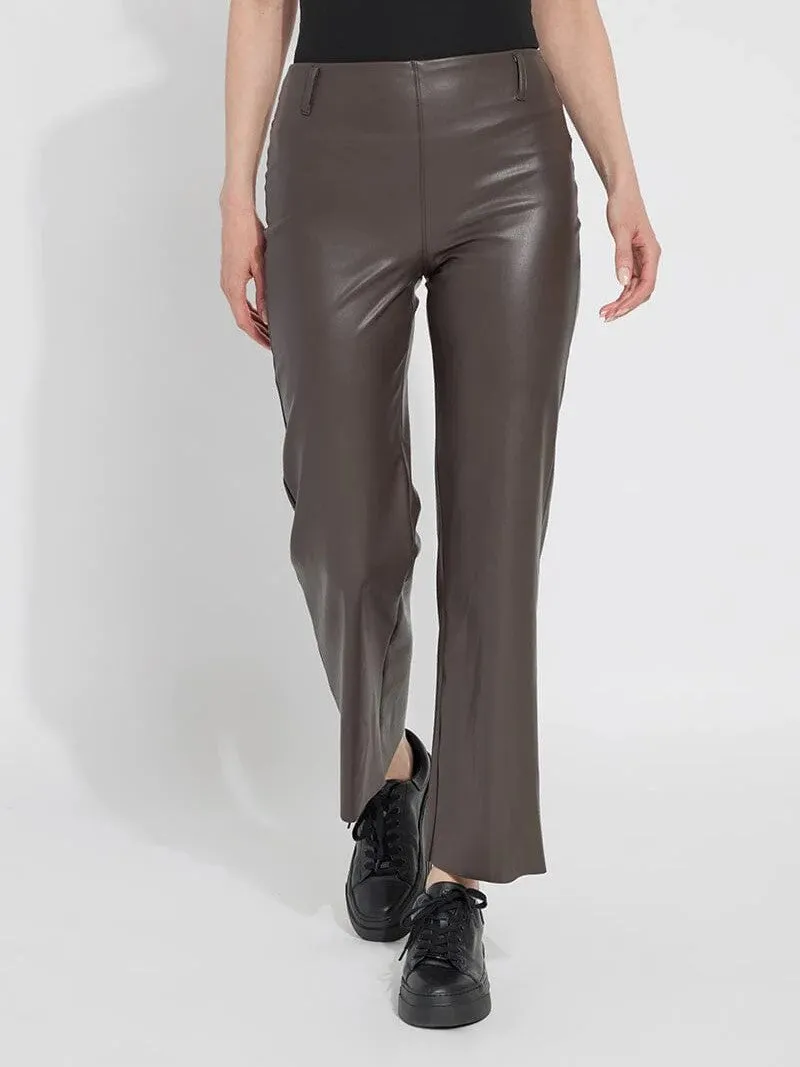 Amara Straight Vegan Leather Pants