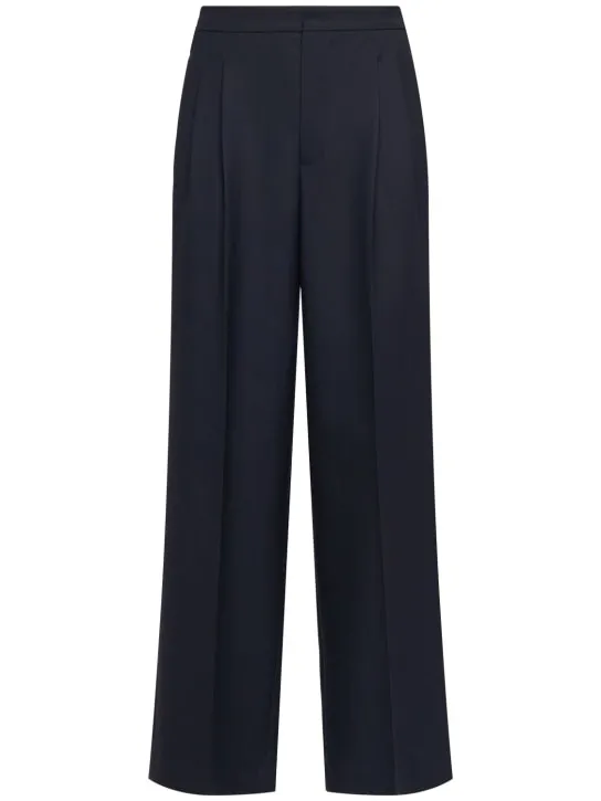 AMI Paris   Oversized wool gabardine pants 