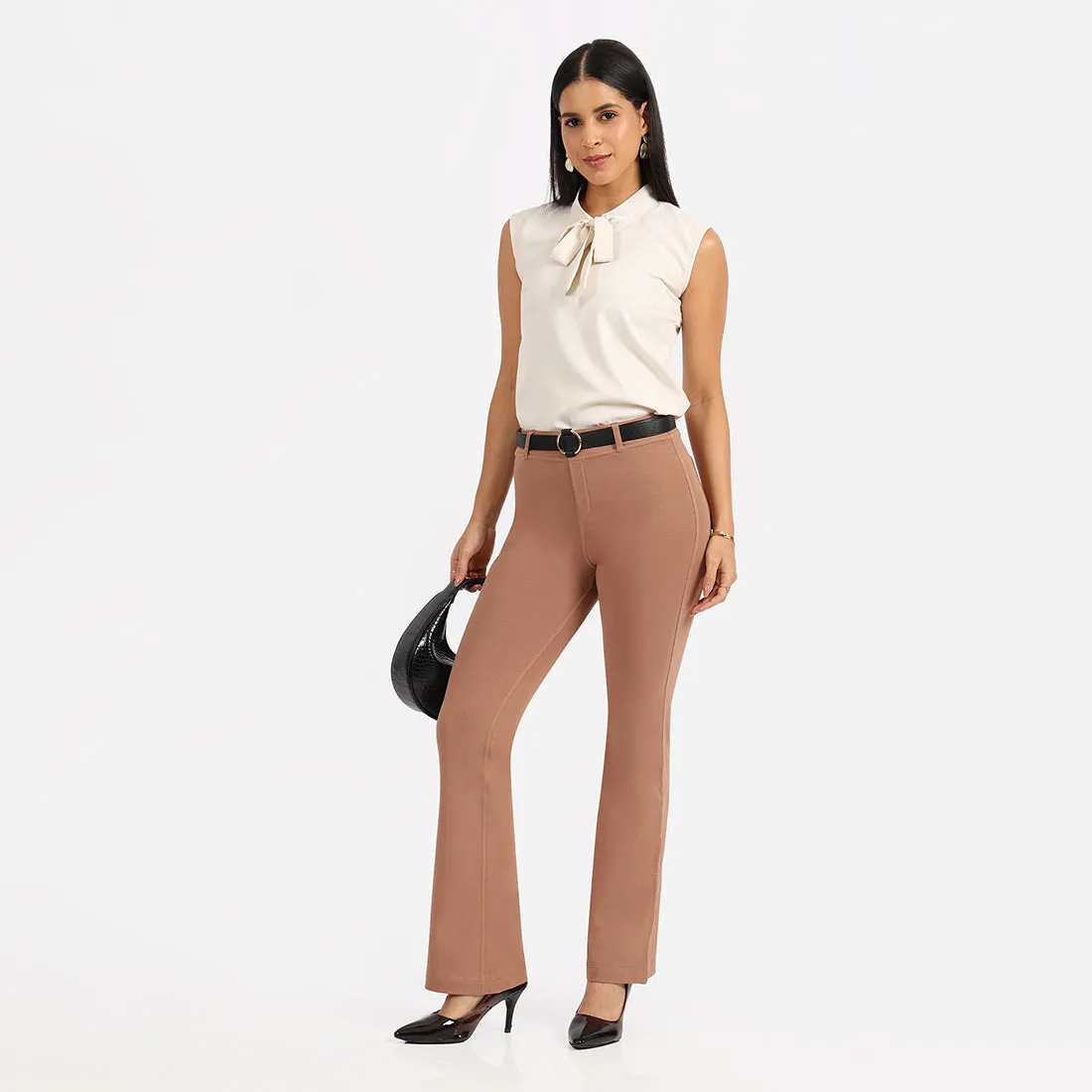 AM:PM Cotton Flare Pants - Lite Tall