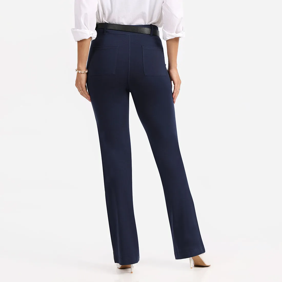 AM:PM Cotton Flare Pants - Lite Tall