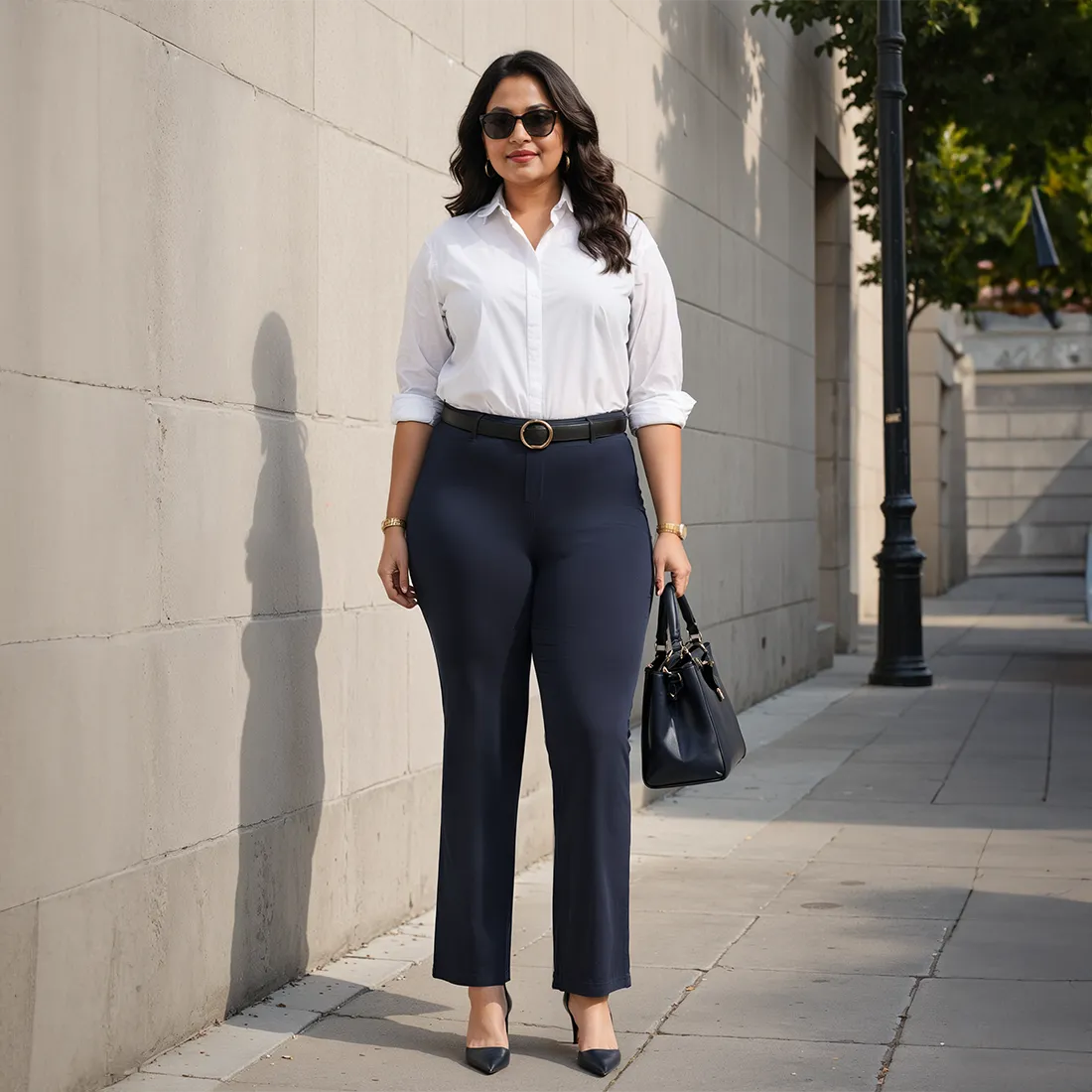 AM:PM Cotton Flare Pants - Lite Tall