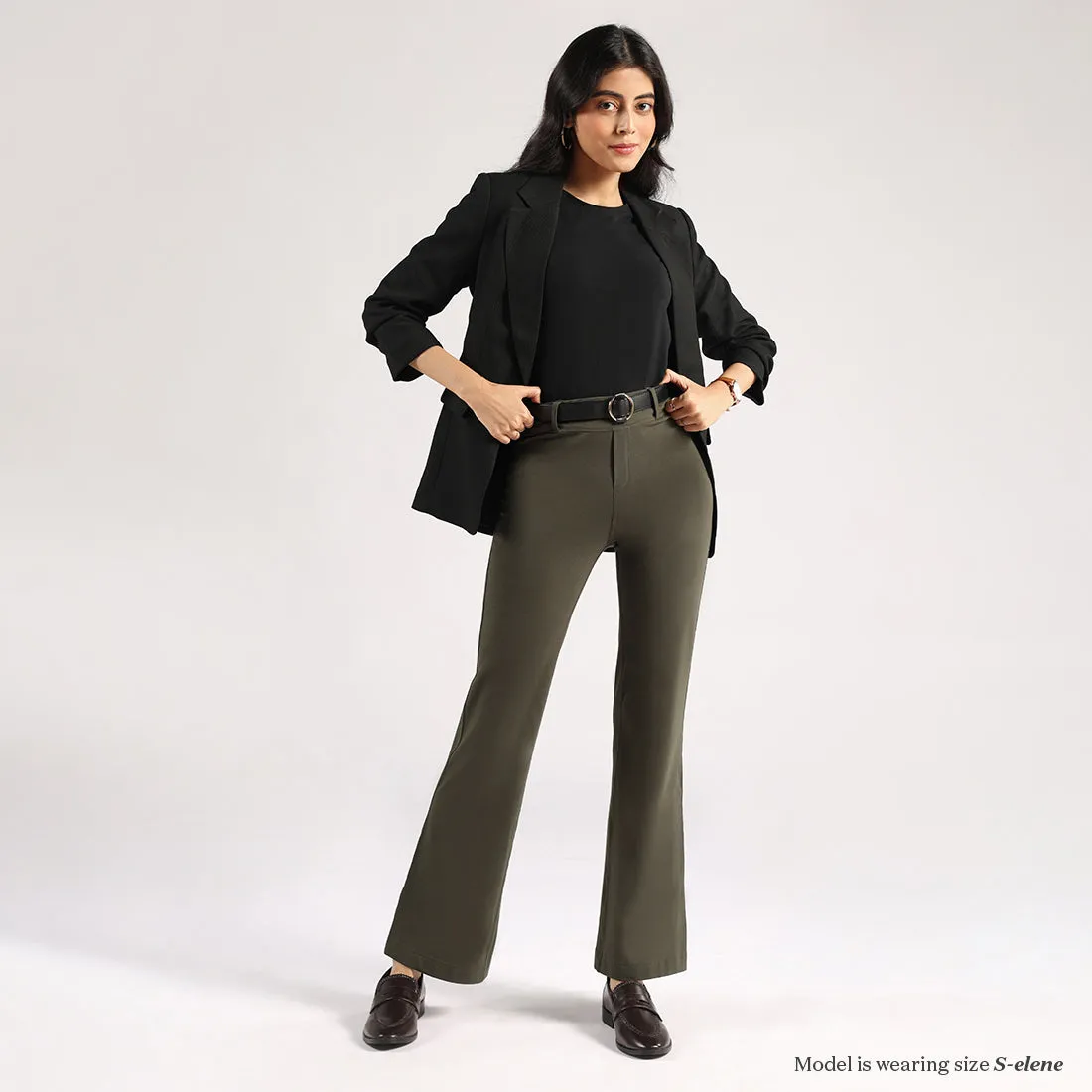 AM:PM Cotton Flare Pants - Lite Tall