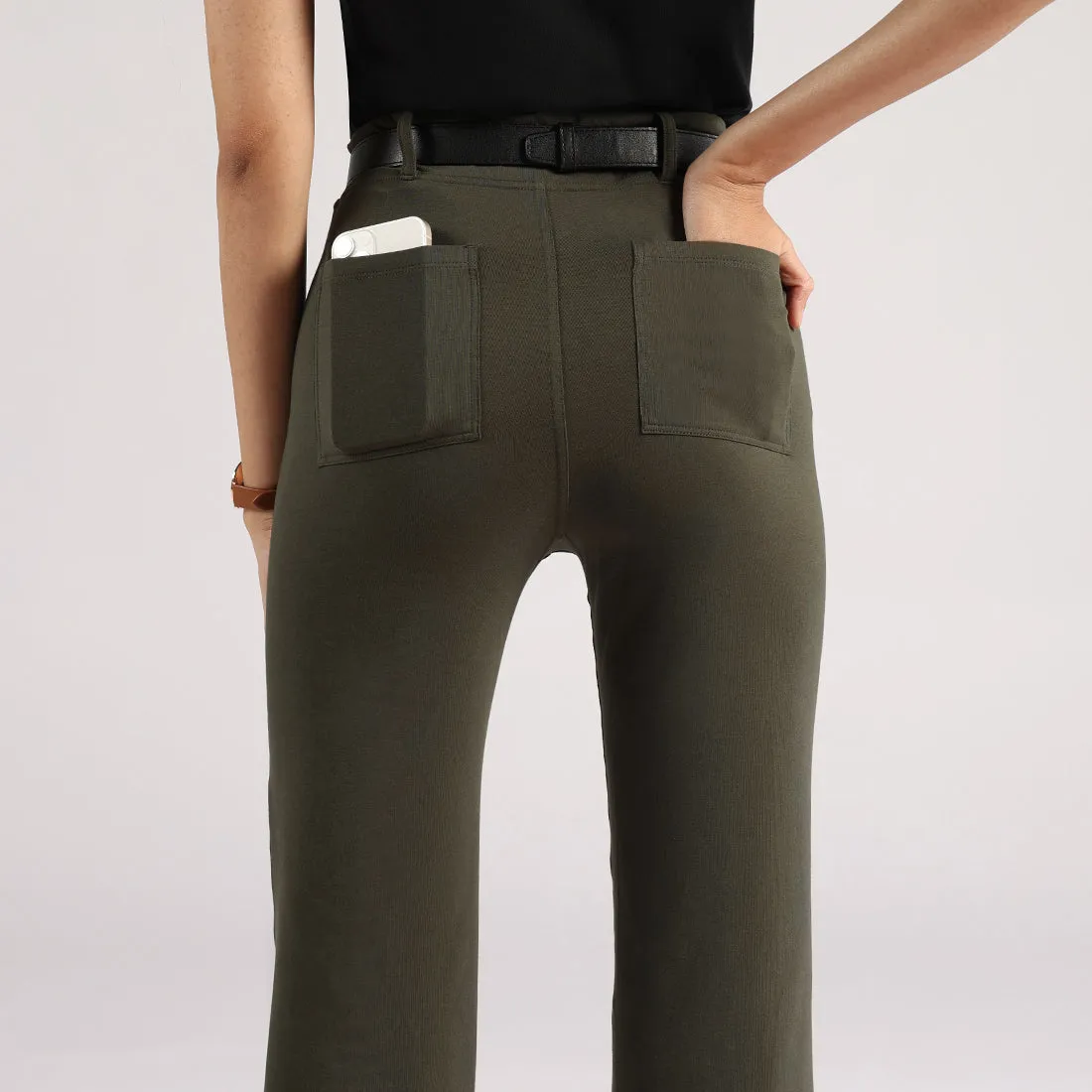 AM:PM Cotton Flare Pants - Lite Tall