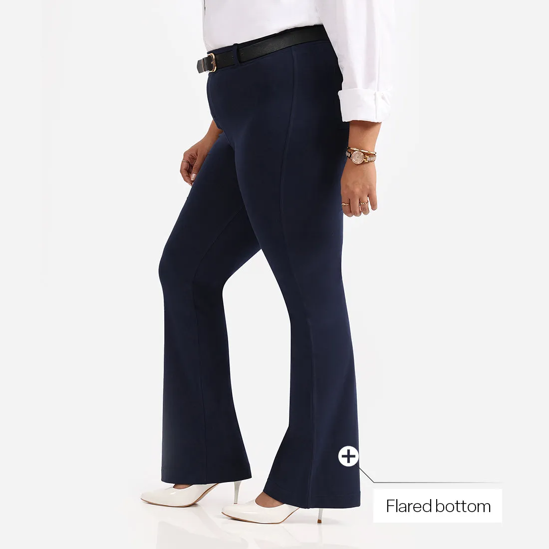 AM:PM Cotton Flare Pants - Lite Tall