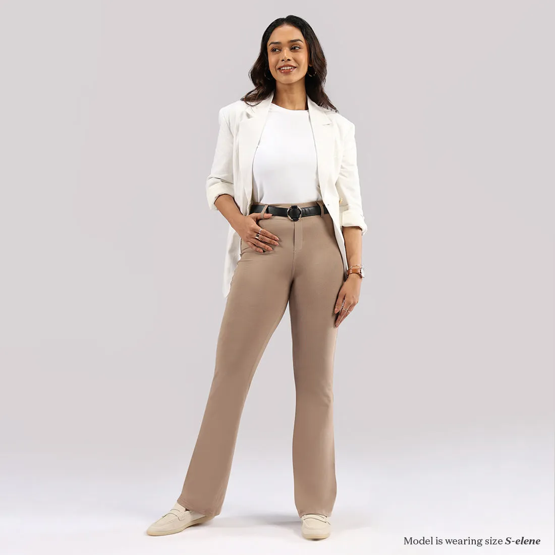 AM:PM Cotton Flare Pants - Lite Tall