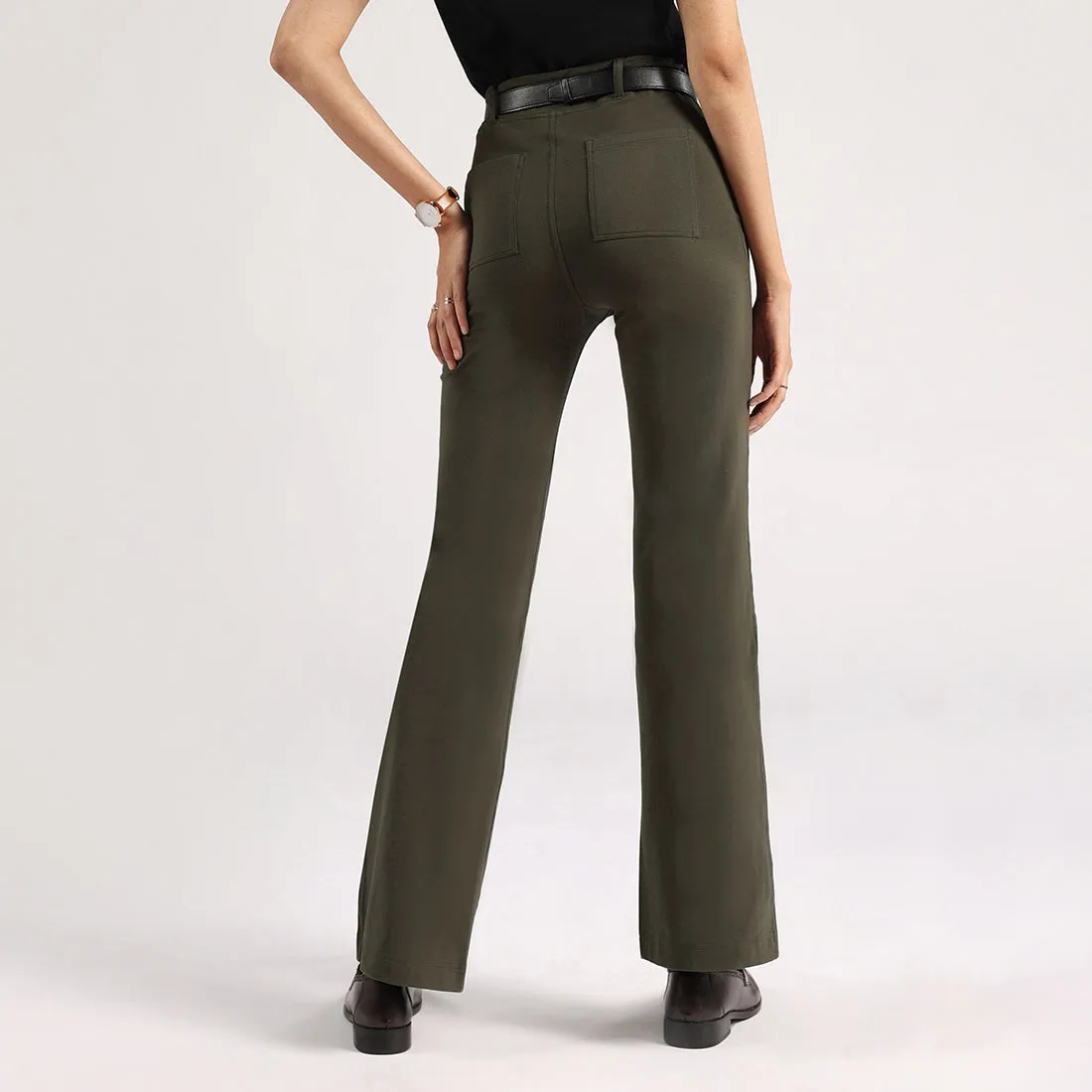 AM:PM Cotton Flare Pants - Lite Tall