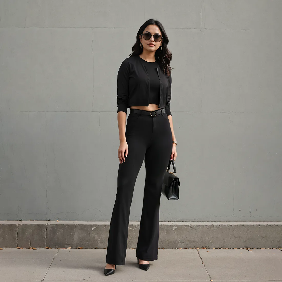 AM:PM Cotton Flare Pants - Lite Tall