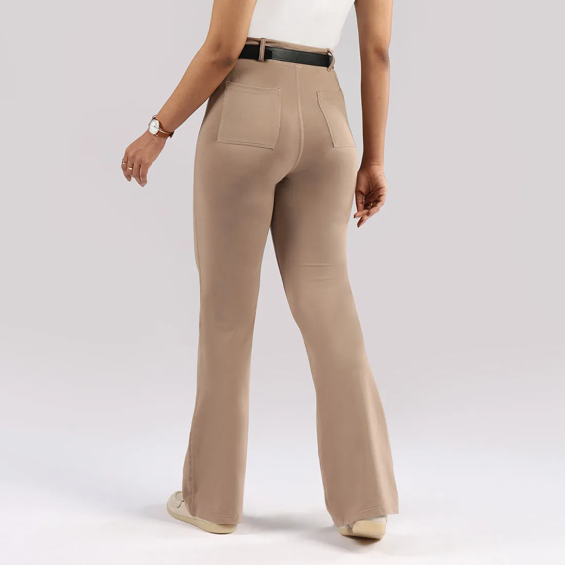 AM:PM Cotton Flare Pants - Lite Tall