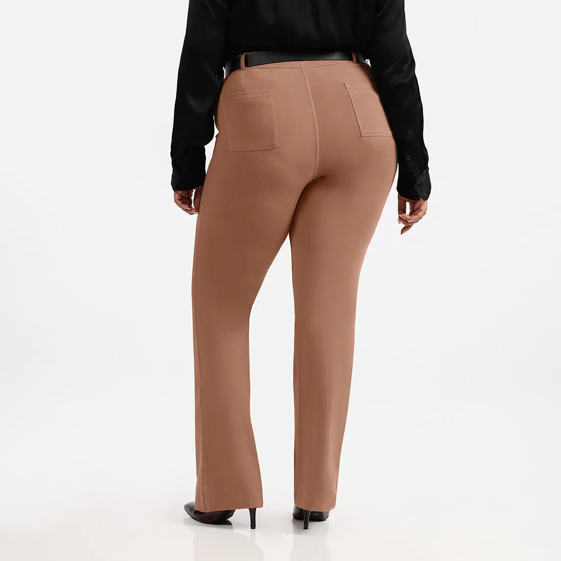 AM:PM Cotton Flare Pants - Lite Tall