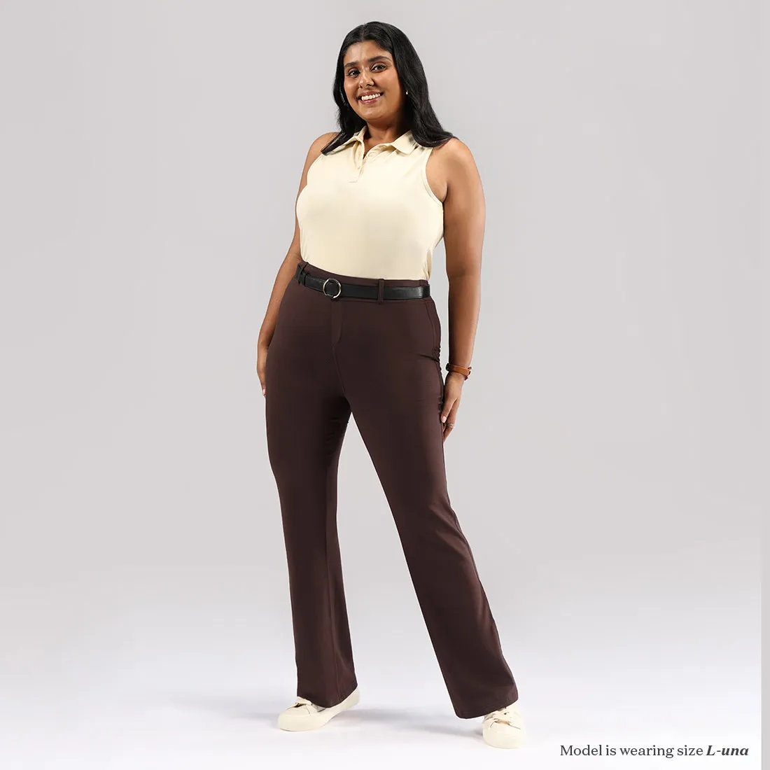 AM:PM Cotton Flare Pants - Lite Tall