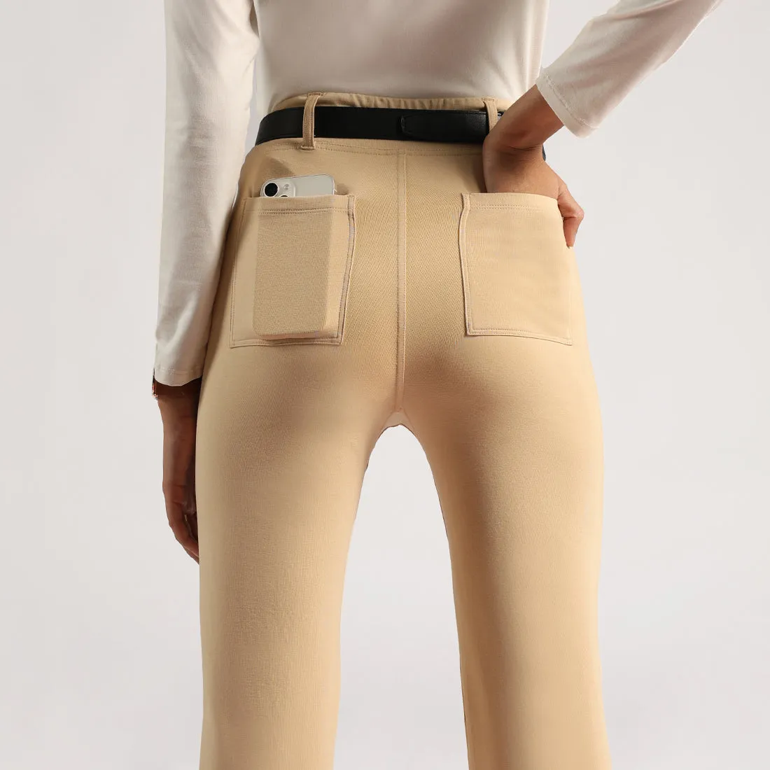 AM:PM Cotton Flare Pants - Lite Tall