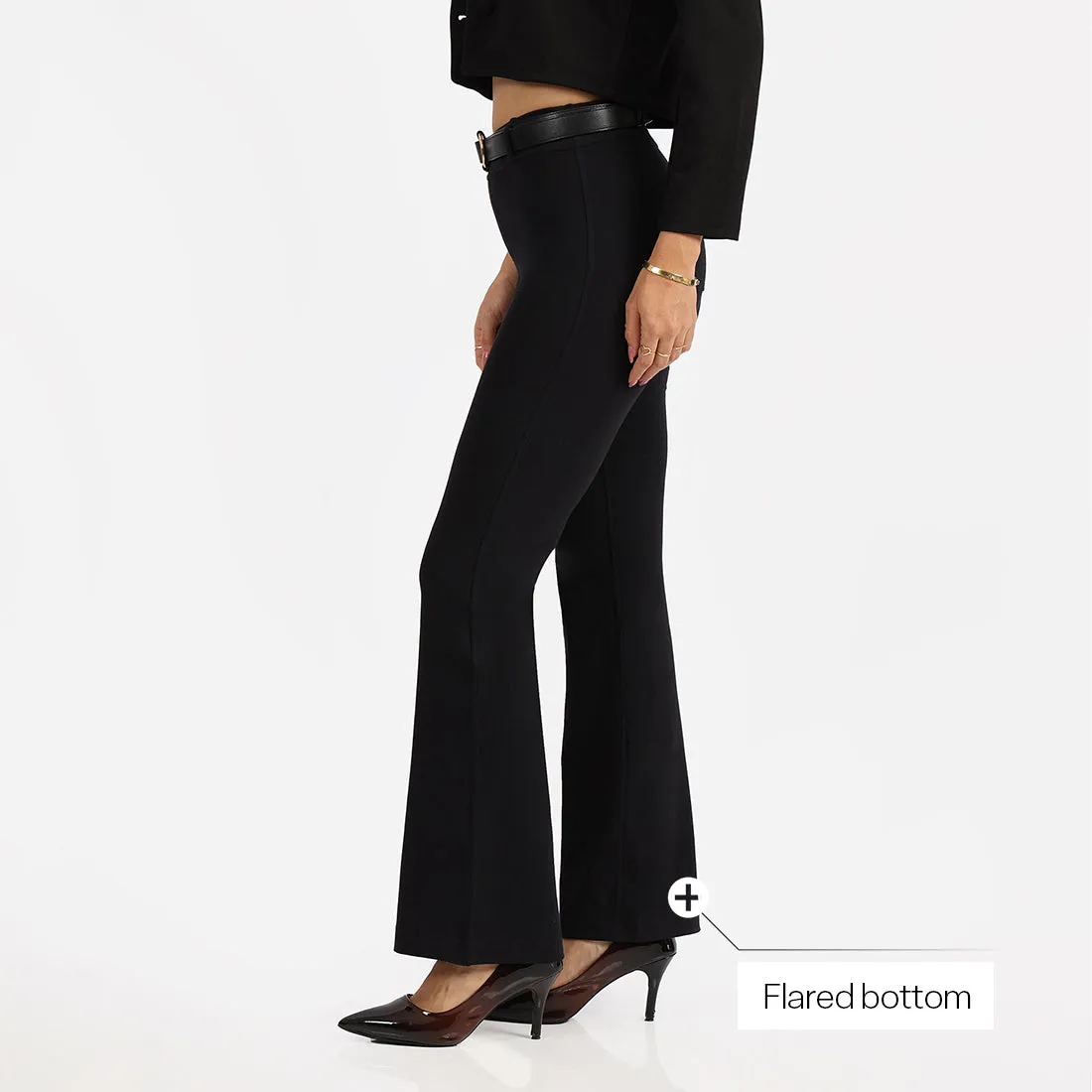 AM:PM Cotton Flare Pants - Lite Tall