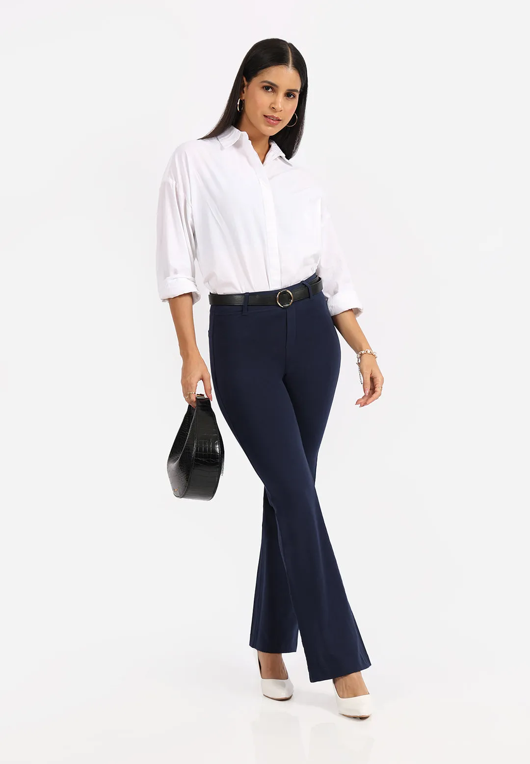 AM:PM Cotton Flare Pants - Lite Tall