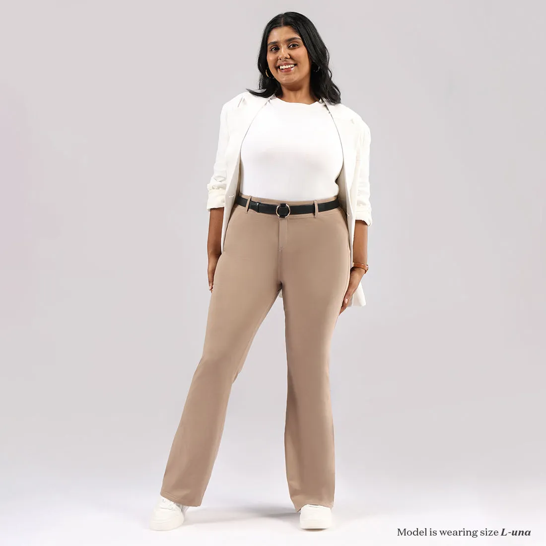 AM:PM Cotton Flare Pants - Lite Tall