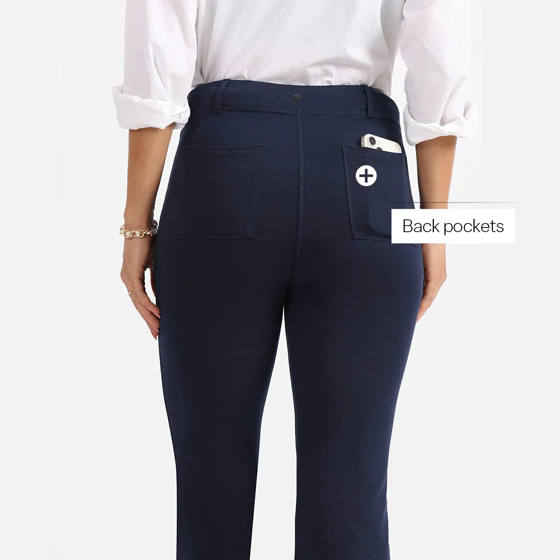 AM:PM Cotton Flare Pants - Lite Tall