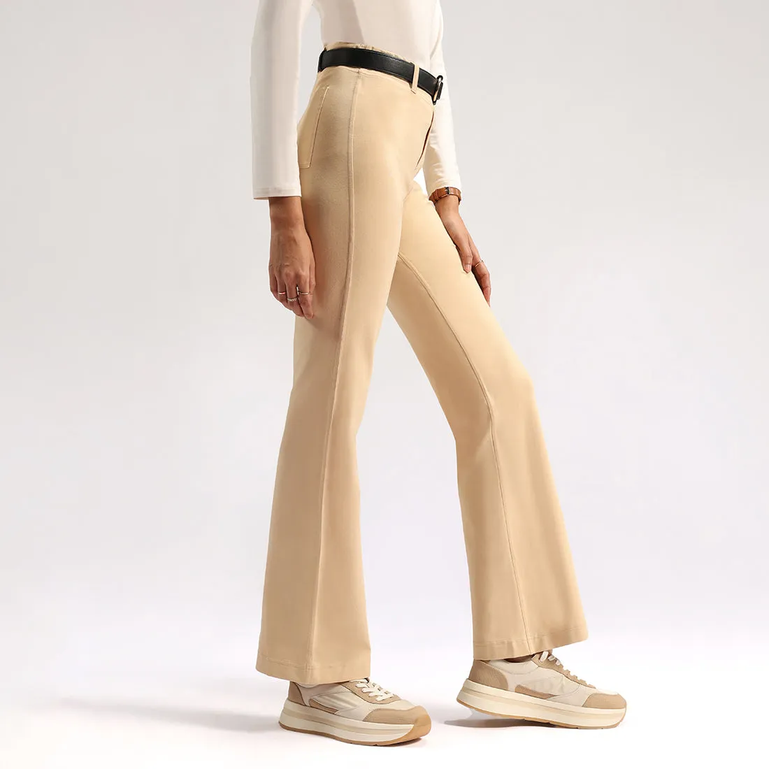 AM:PM Cotton Flare Pants - Lite