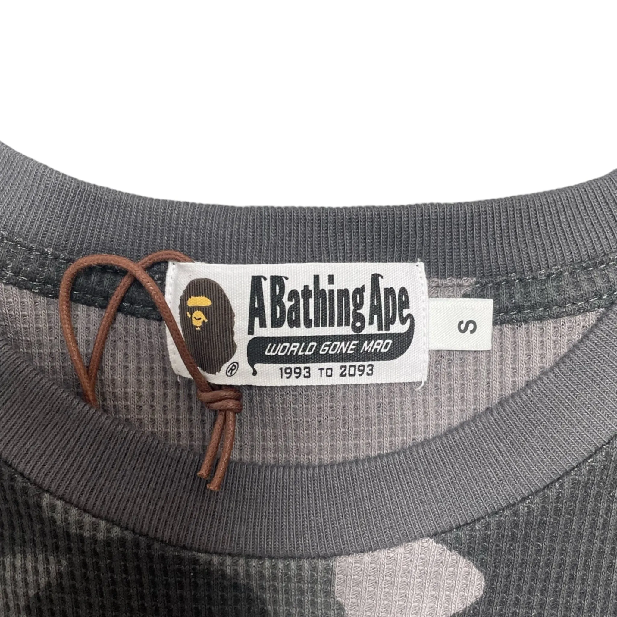 BAPE Color Camo Thermal Long Sleeve Tee Shirt (SS23) Grey