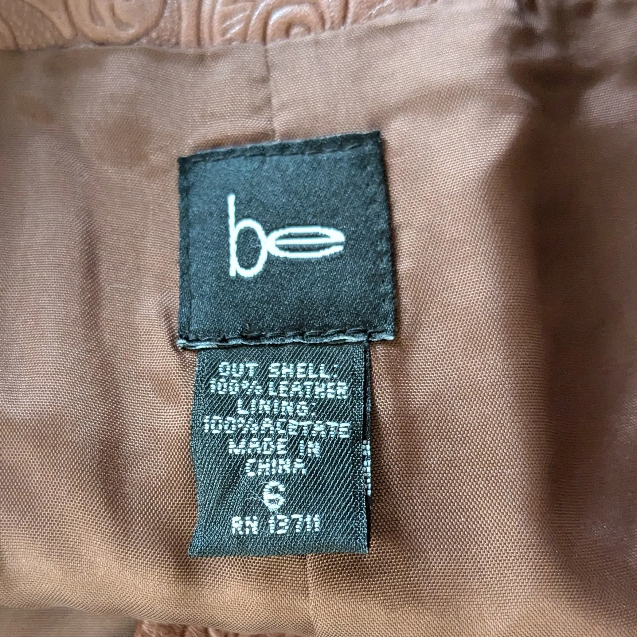 Be Tooled Leather Pants Size 6