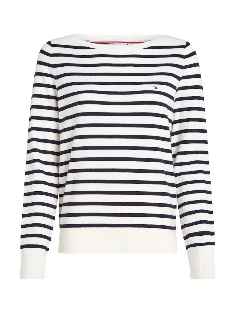 Boat Neck Jersey Jumper