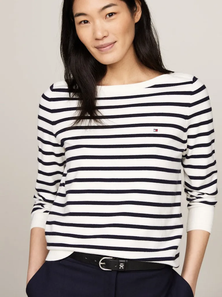 Boat Neck Jersey Jumper