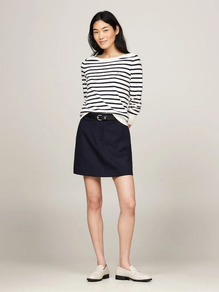 Boat Neck Jersey Jumper