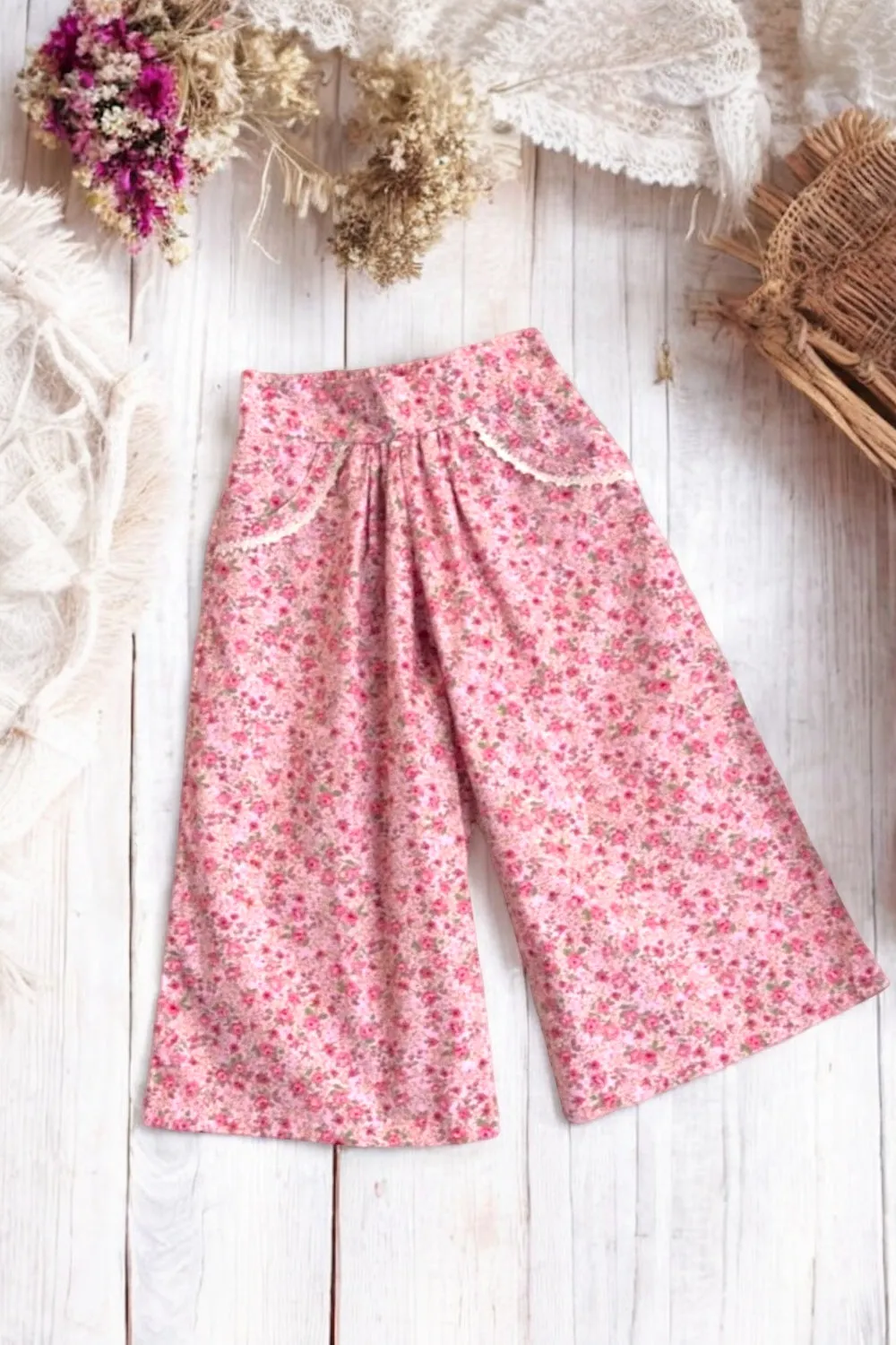 Boho Pants | Lake Como in Pink