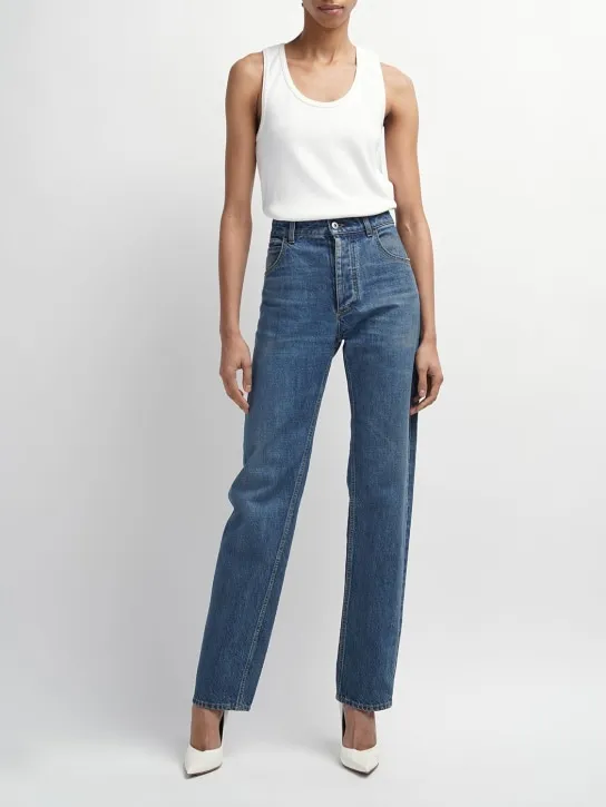 Bottega Veneta   Flared denim jeans 