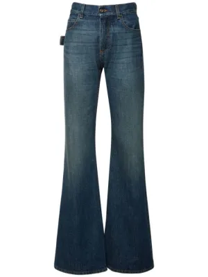 Bottega Veneta   Flared denim jeans 