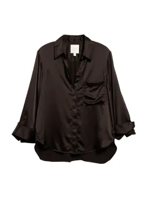 Boyfriend Silk Shirt