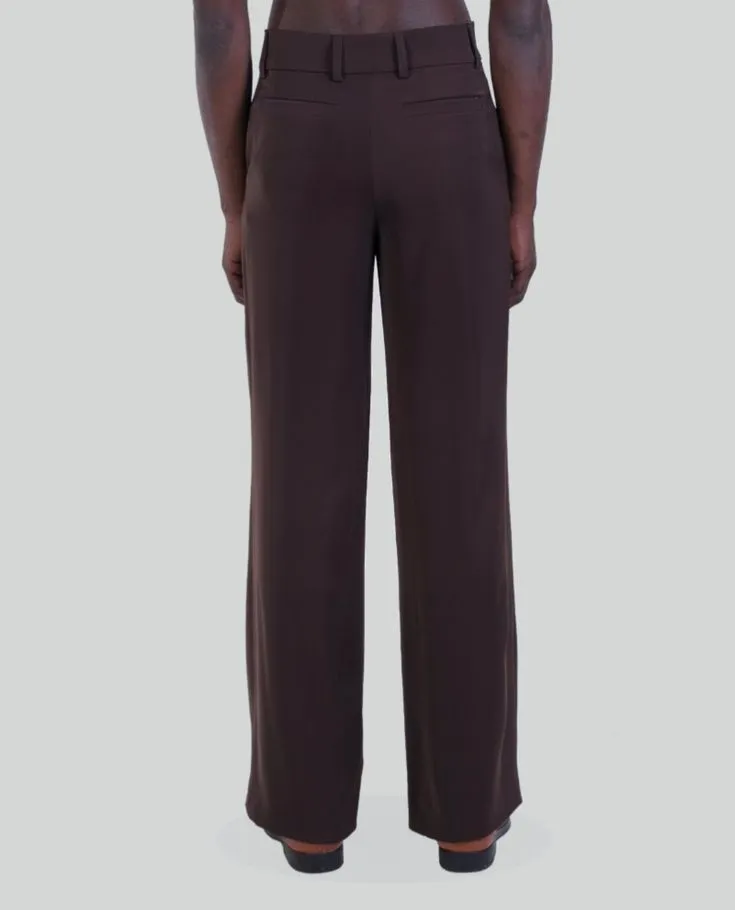 Brown Flared Pants