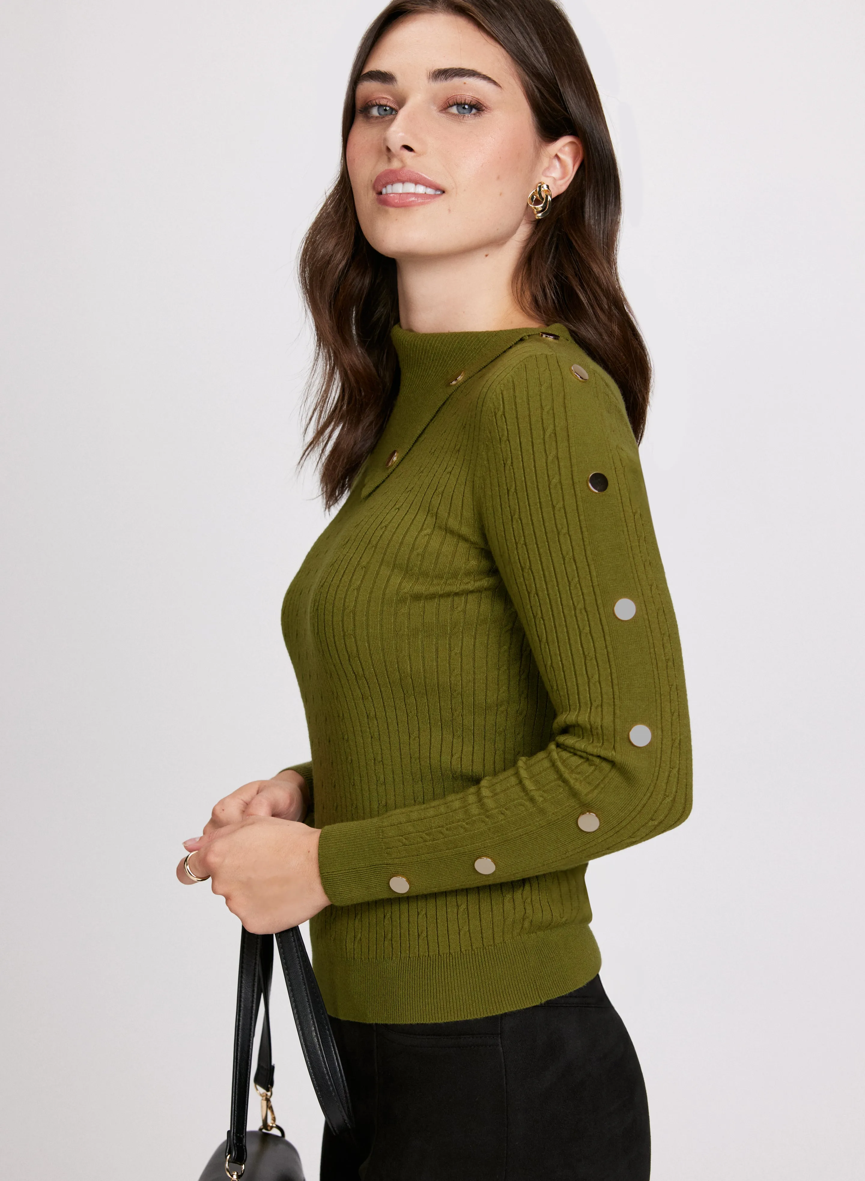 Cable Stitch Knit Sweater