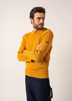 Cancale sailor jumper - regular fit, in pure new wool (AMBRE)