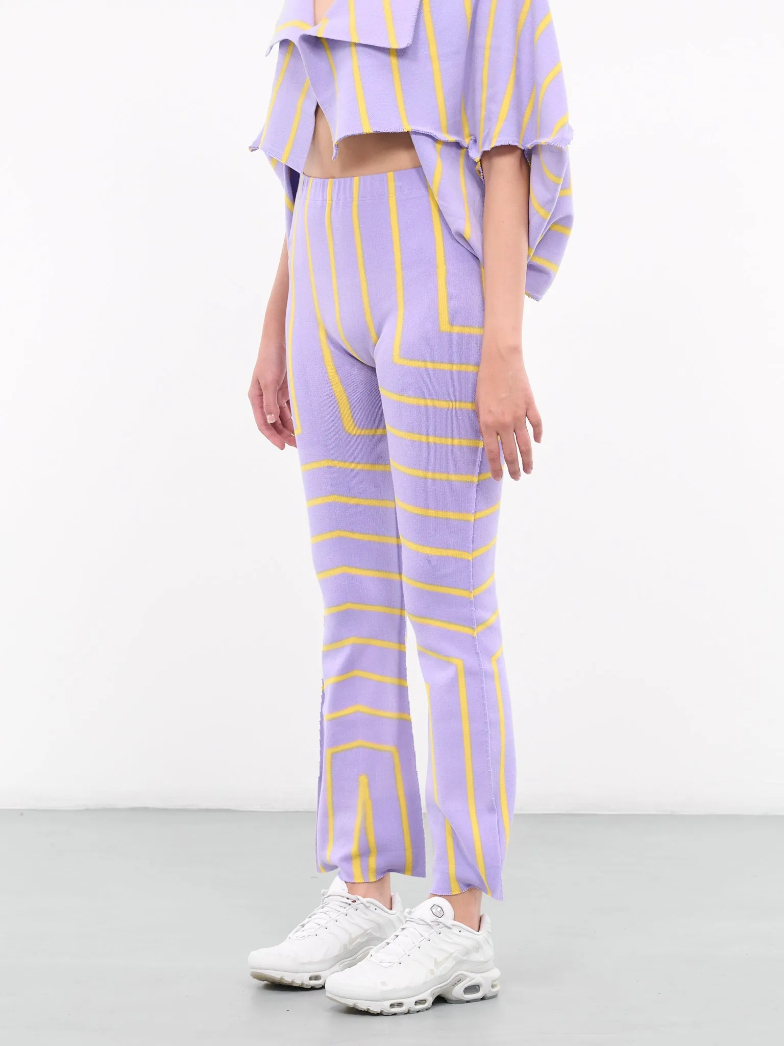 Canopy Stripe Trousers (IM38KF925-86-PURPLE-HUED)