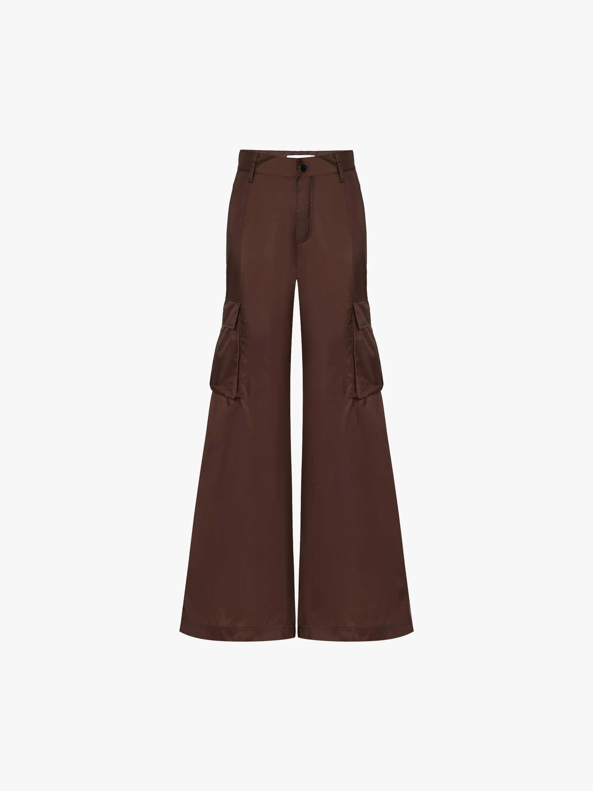 Cargo Style Flared Pants