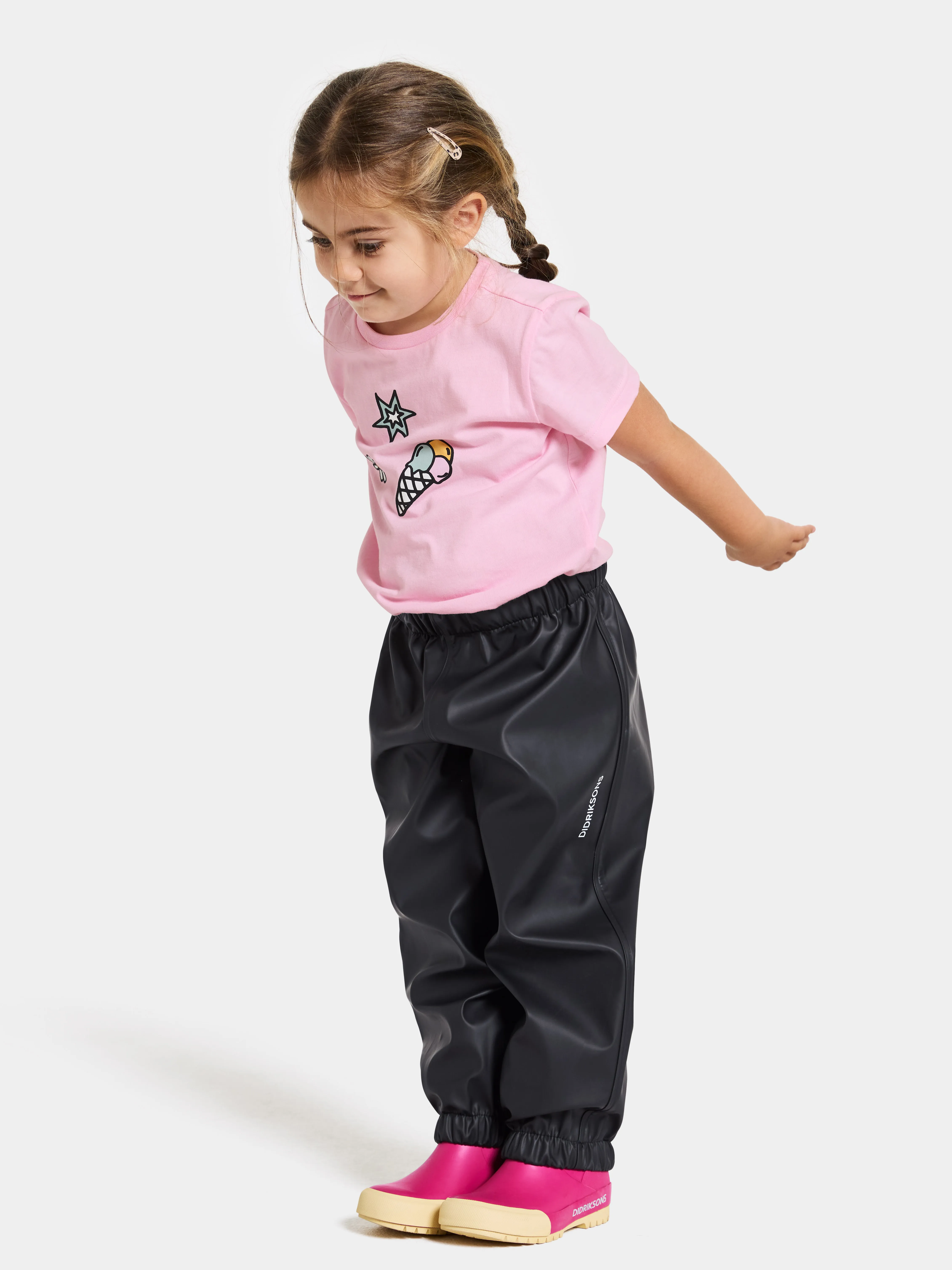 Didriksons Kids&#x27; Midjeman Pants 6 Black | Buy Didriksons Kids&#x27; Midjeman Pants 6 Black here | Outnorth