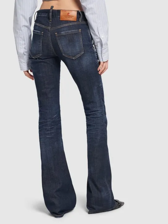 Dsquared2   Medium rise denim flared jeans 