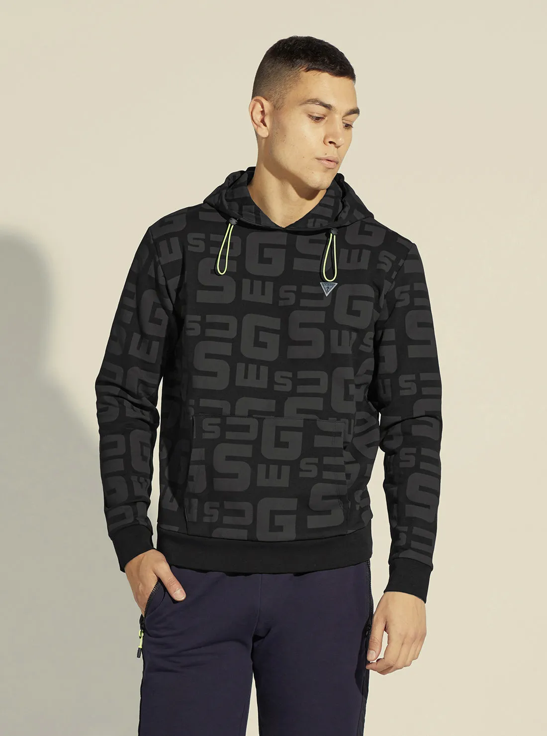 Eco Black Galen Logo Active Jumper