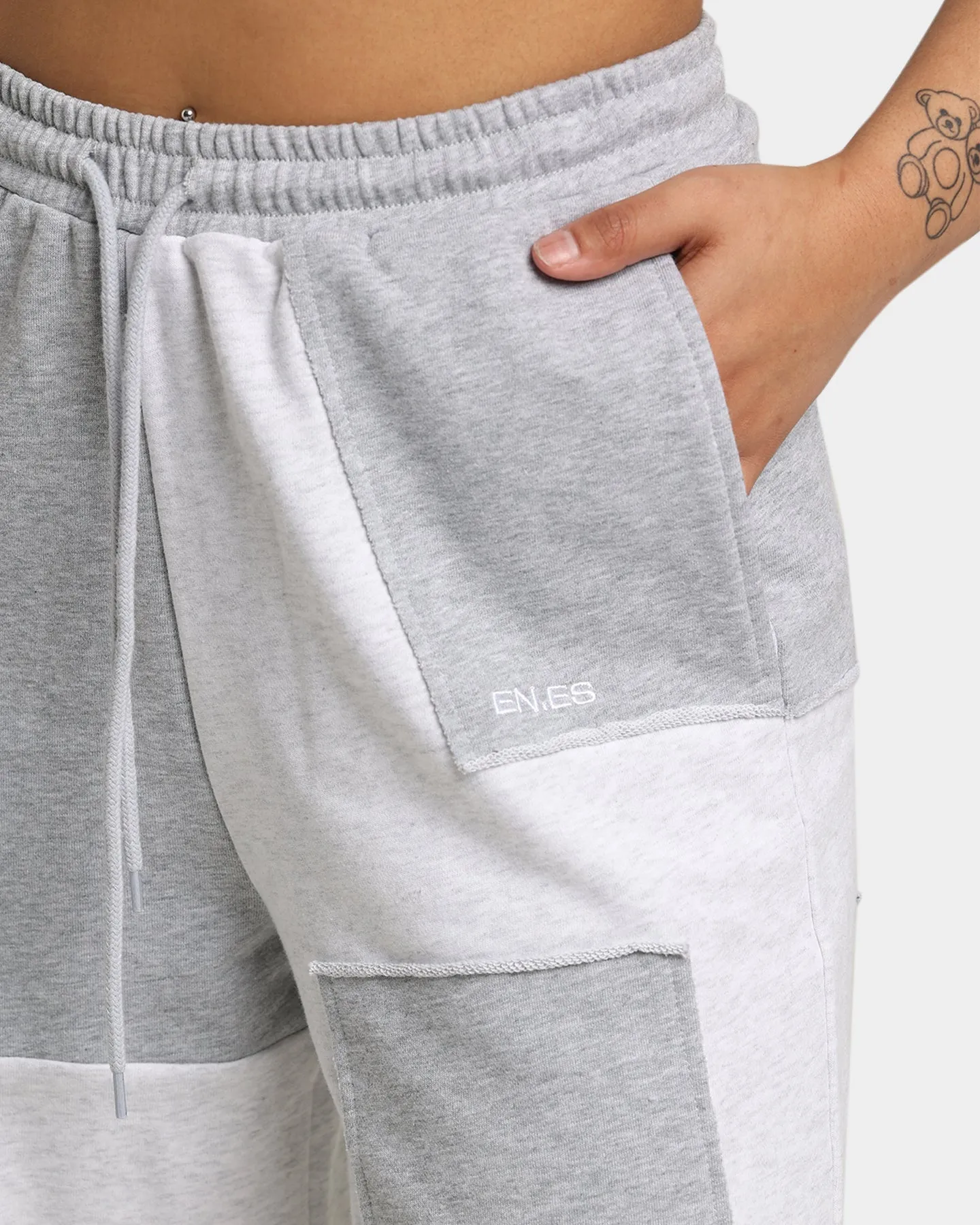 EN ES Women's Versatile Fleece Pants Grey Marle