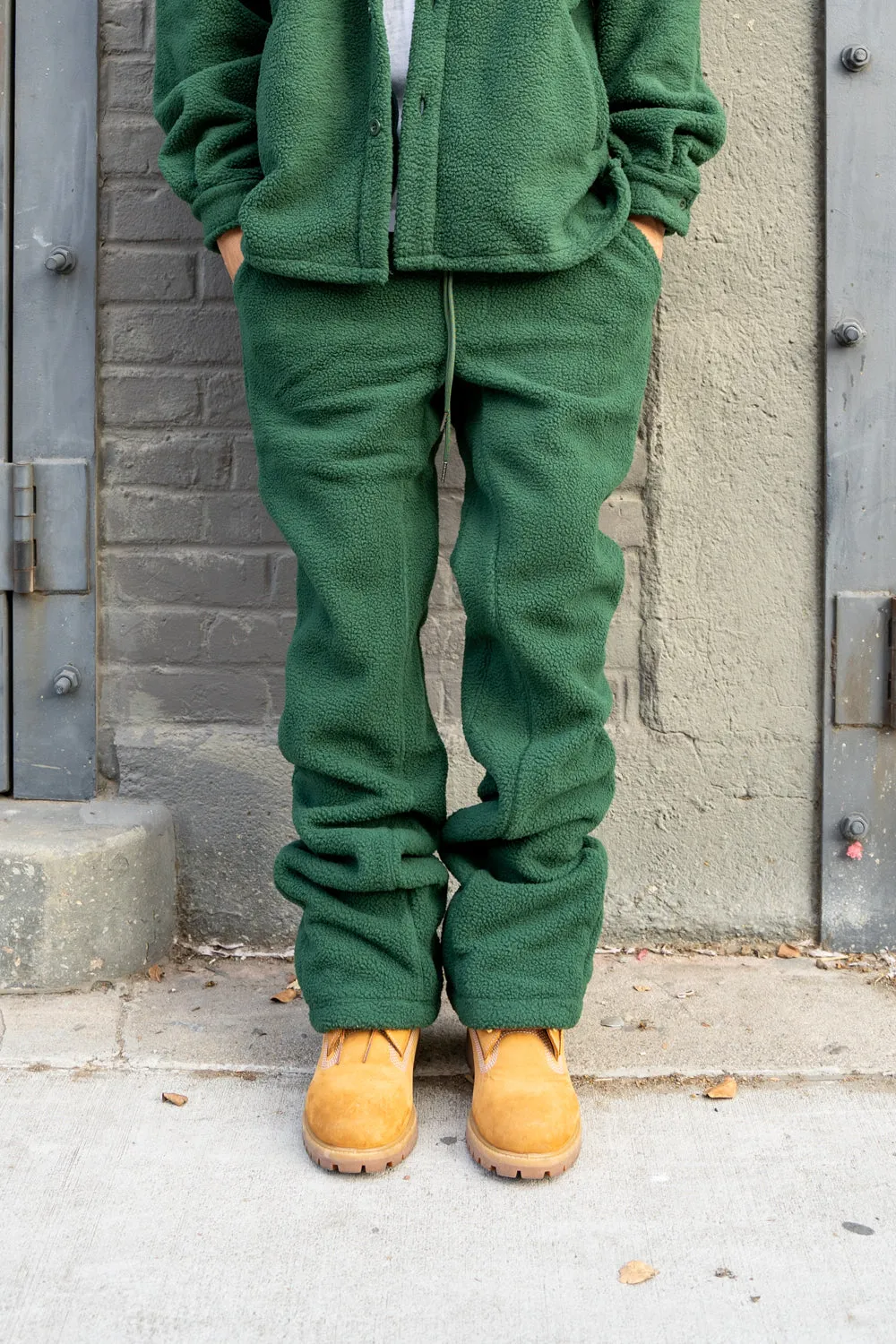 EPTM COMFY FLARE PANTS-HUNTER GREEN