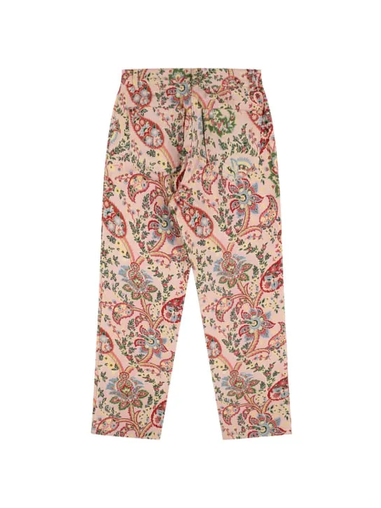 Etro   Printed stretch cotton pants 