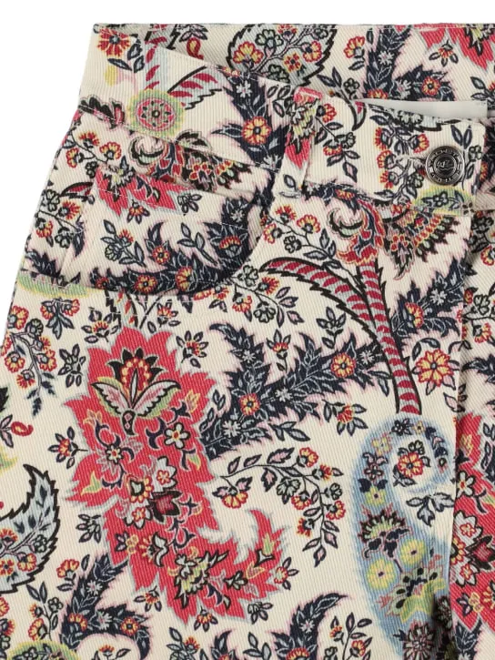 Etro   Printed stretch cotton pants 