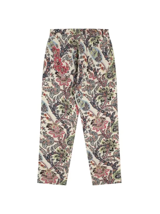 Etro   Printed stretch cotton pants 