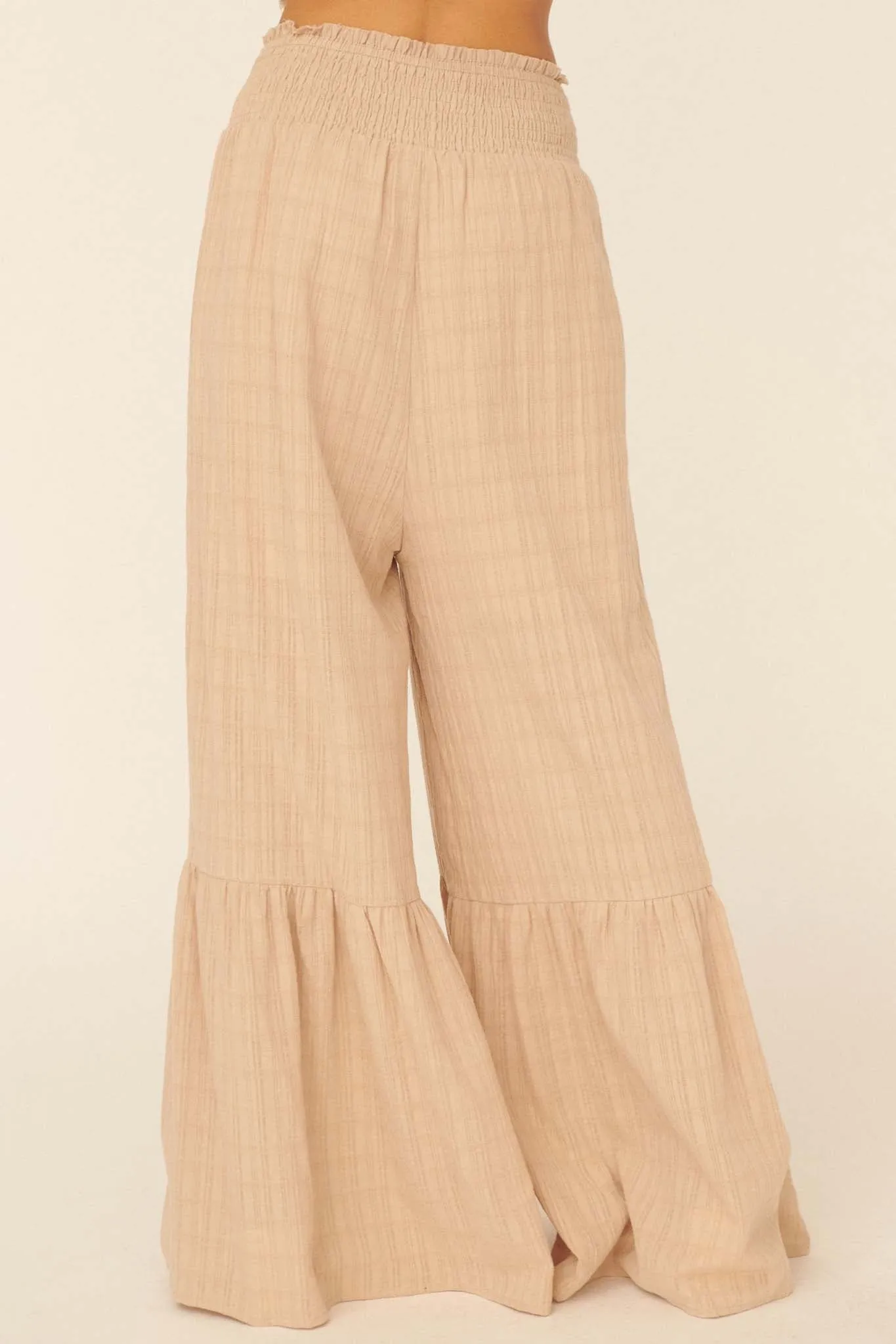 Faraway Places Wide-Leg Drawstring Pants