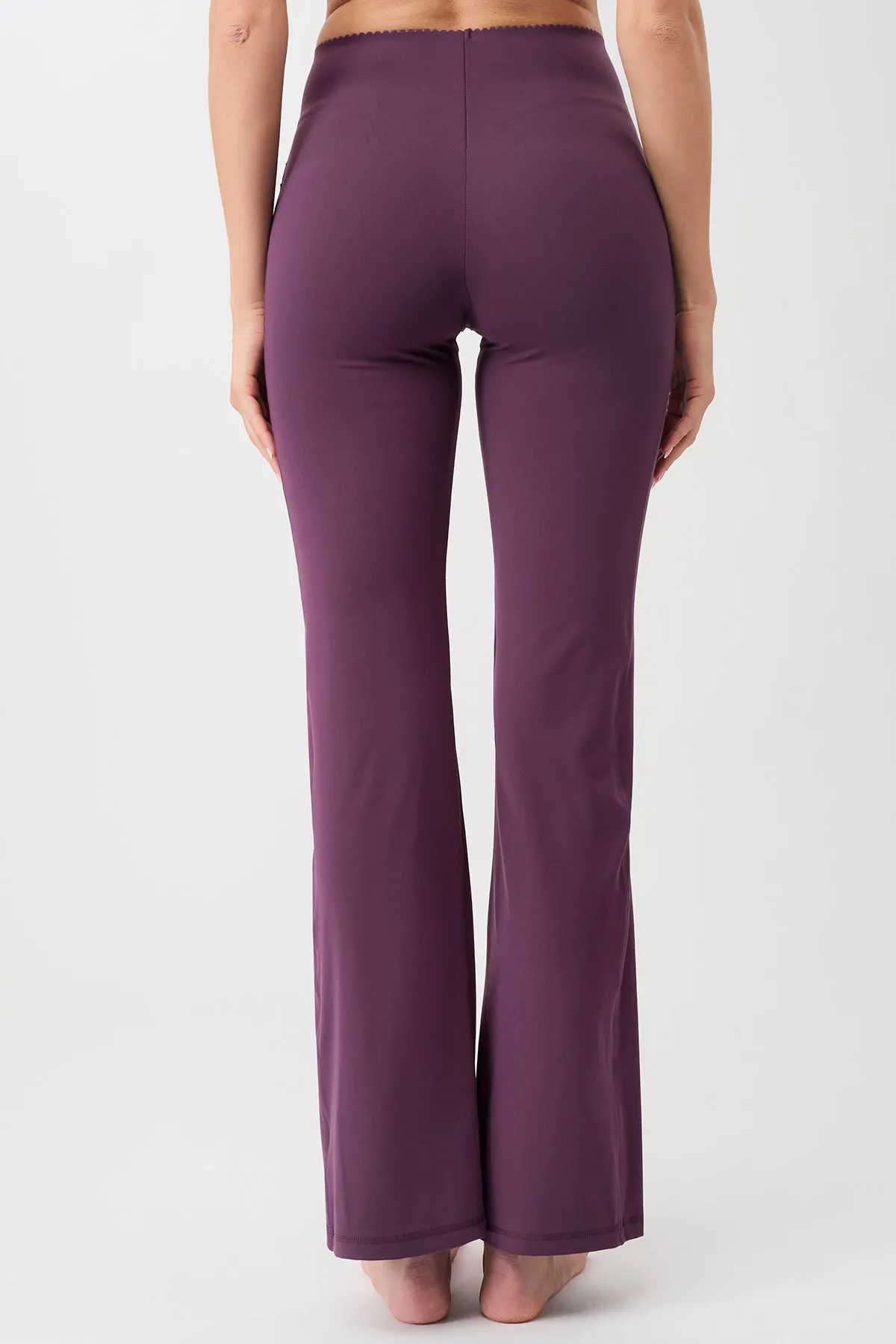 Flared Workout Pants (Purple Passion)