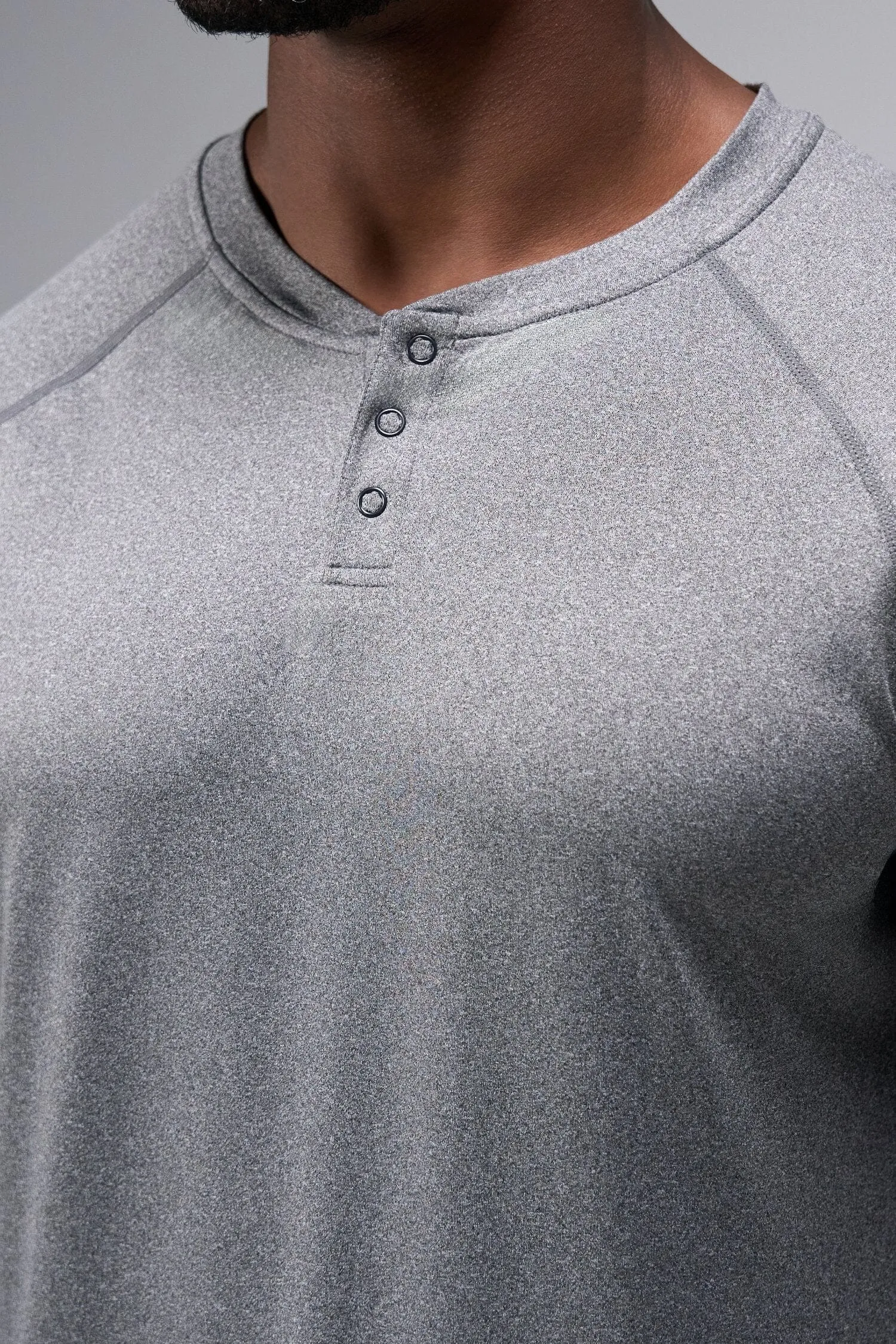 GTS Fitted Henley Long Sleeve