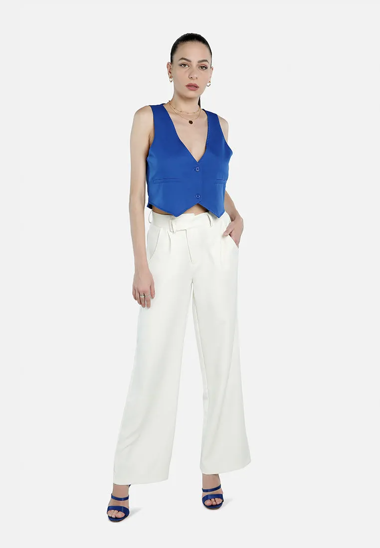 High Waist Flared Pants