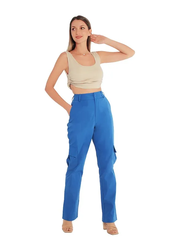 High Waist Wide Pants