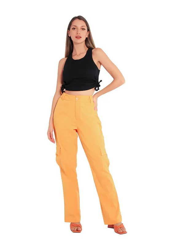 High Waist Wide Pants