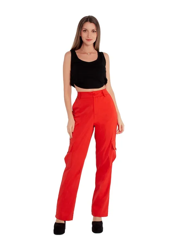 High Waist Wide Pants