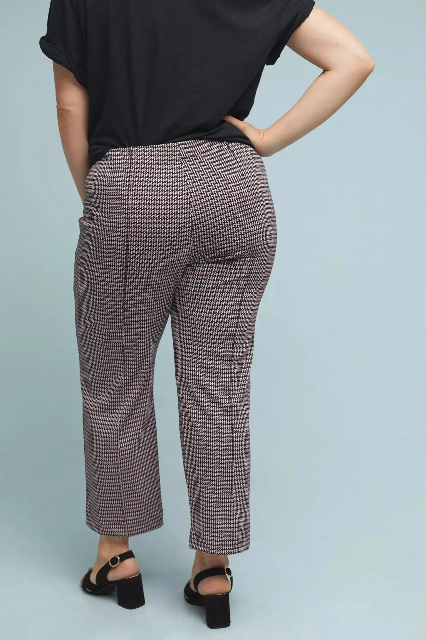 Houndstooth Flare Pants